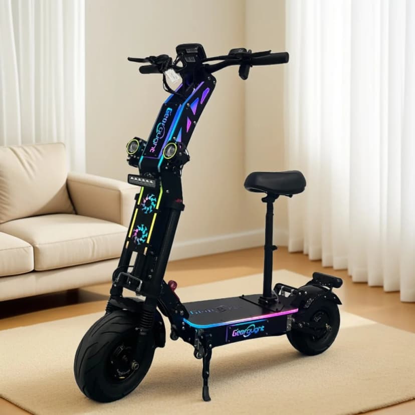 Geofought G14 72V 10000W Dual Motor Electric Scooter - 35Ah Battery