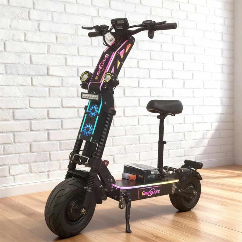 Geofought G14 Adult Foldable Electric Scooter - 72V Dual Motor, 13 Inch Tires